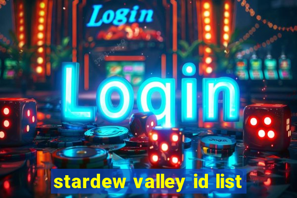 stardew valley id list